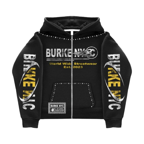 Burke Zip-Up Hoodie - Premium Streetwear Essential