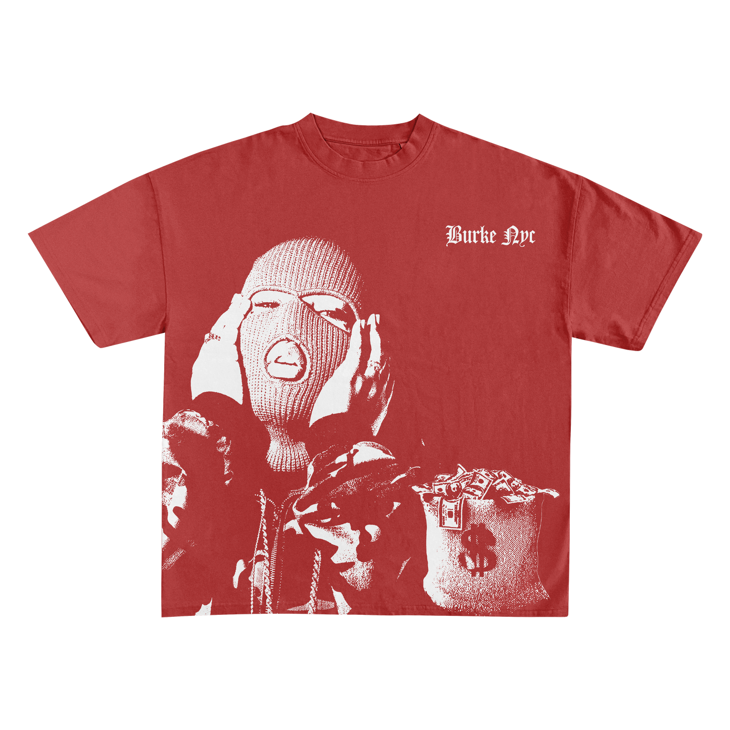 Burke Ski Mask Graphic Tee - Premium Street Fashion