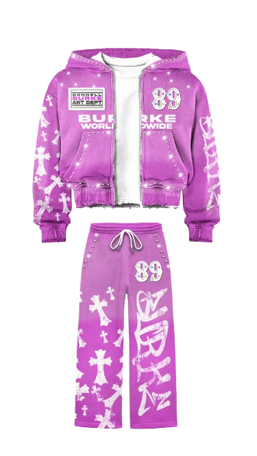 DB 89 Crossed Premium Sweatsuit Set - Comfortable Hoodie & Joggers