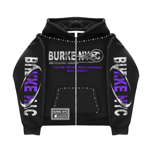 Burke Zip-Up Hoodie - Premium Streetwear Essential