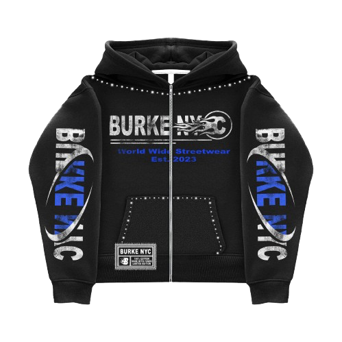 Burke Zip-Up Hoodie - Premium Streetwear Essential