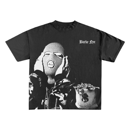 Burke Ski Mask Graphic Tee - Premium Street Fashion