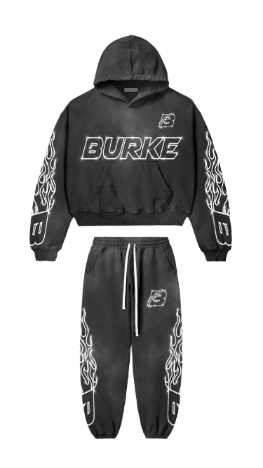 Burke Flame Jogger Set – Premium Streetwear Set